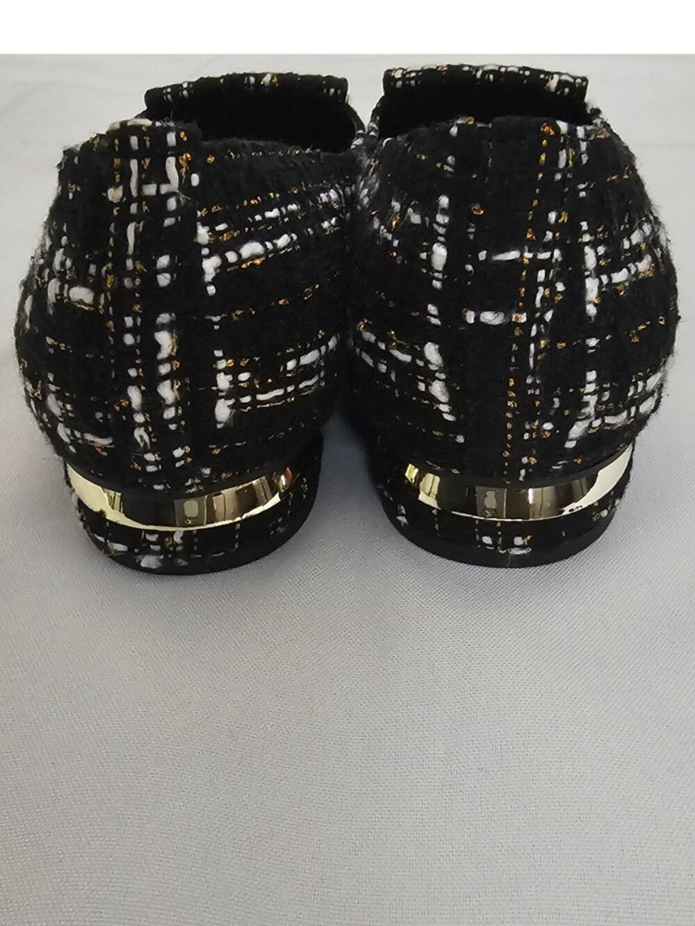 Jones New York Women's Black Tweed Quesheen Pointed Toe Tailored Flats Size 8M - Picture 12 of 15